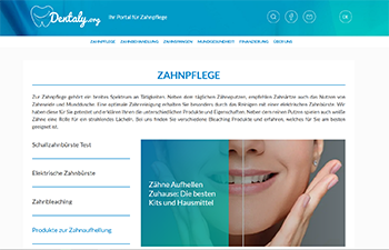 dentaly.org Portal für Zahnpflege 